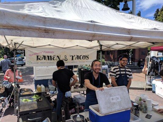 The stand @ Ballard Farmers Market