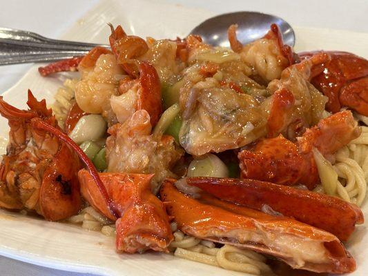 Lobster e-noodles.