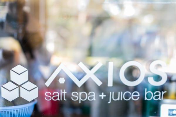 AXIOS salt spa + juice bar is located in Midtown Manor off of 5th Avenue.