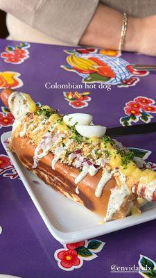 Colombian hotdog