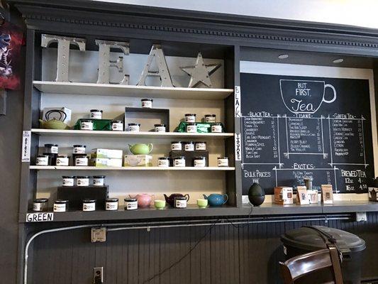 Tea section