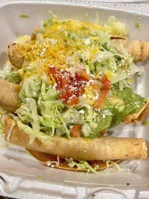 Chicken Rolled Tacos