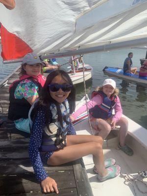 We offer Summer sailing camp for kids aged 8-14. This is a half day camp running June-July. Beginner, intermediate, and advanced options.