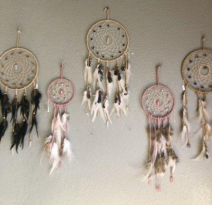 Locally crafted dreamcatchers for sale by artist AdriaaLynn