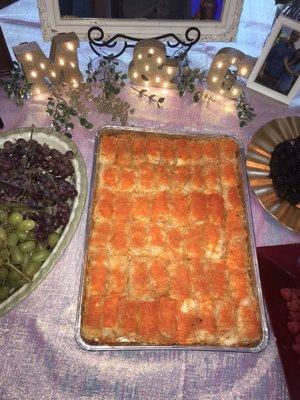 Fresh knafeh! Delicious