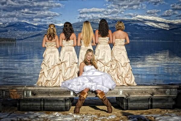 Priest Lake wedding at Hills Resort