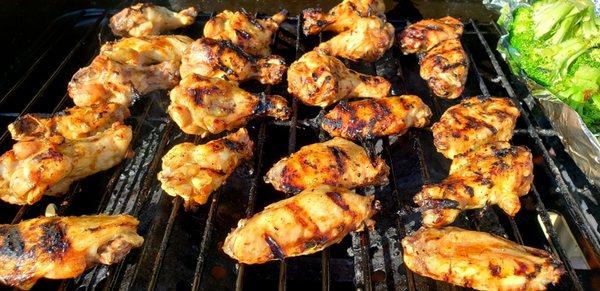 Grilled wings