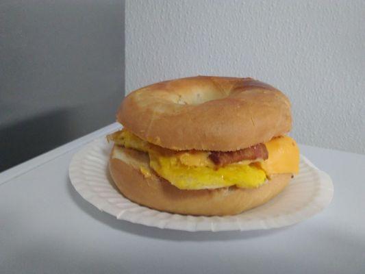 Egg sandwich $4.