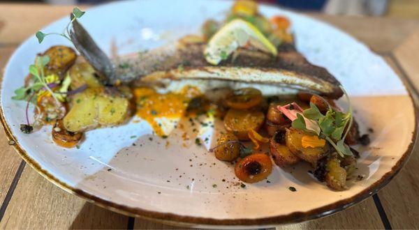 Roasted Wild Branzino