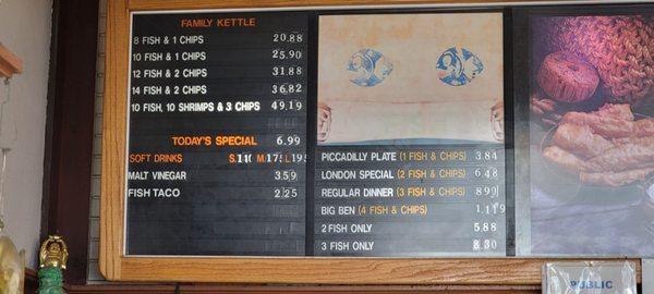 In-store menu 6 11 2022