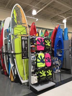 Fully stocked w SUP boards & yaks to choose from in various cool colors! Dick's Sporting Goods @ Bridge Street in Huntsville, AL. 20160525