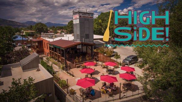 Get to the High Side!, the best riverside restaurant in Salida with the best views!