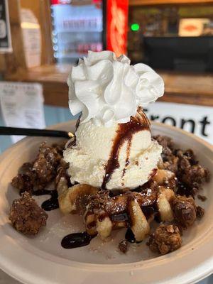 Waffle Sundaes are a favorite treat!