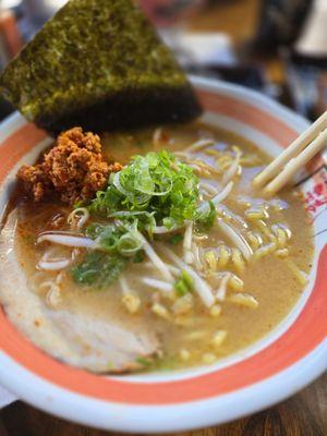 Spicy Ramen is so good, broth was piping hot and spicy chili flavor was on point. They also use good nori. $12.50 (egg is additional $1.30)