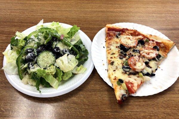 Custom Three Topping Salad with Veggie Slice