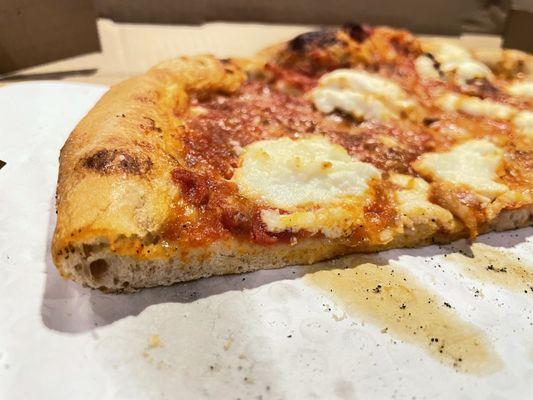 Sunday Special- Bolognese Pizza. It was delicious! That crust is fantastic!