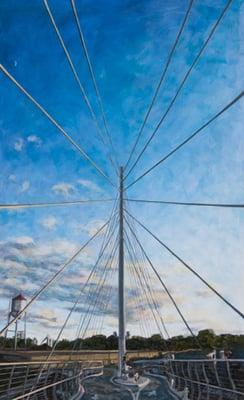 "Sabo Bridge" Painting Daniel V Gremillion