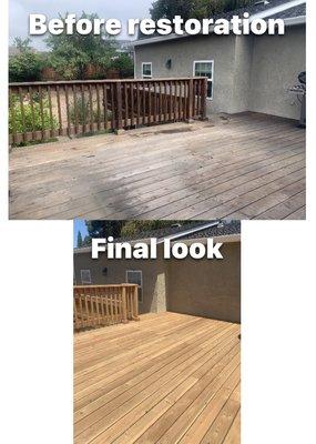 Deck restoration