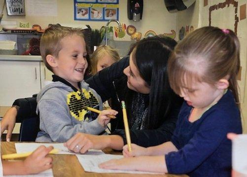 Our preschool students are taught by highly educated teachers who really care.