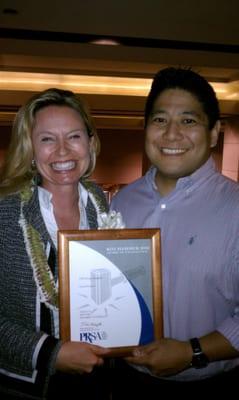 We're proud members of PRSA Hawaii. This is from their 2012 Koa Anvil awards dinner.