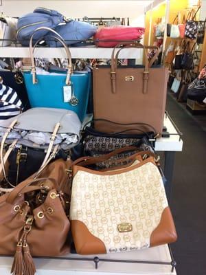 Good selection of purses - and good prices on MK