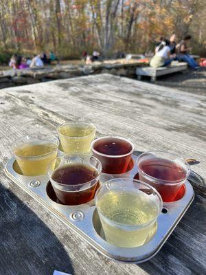 Cider flight