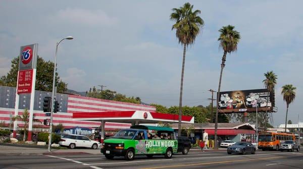 Located on the corner of Sunset Blvd. and Laurel. Across the street from the World Famous Laugh Factory