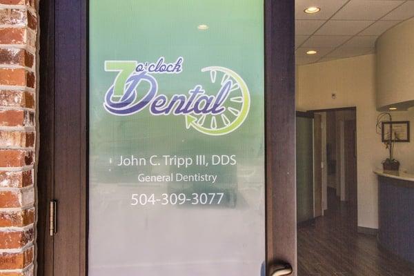 The office of 7 o'clock Dental in New Orleans, LA.