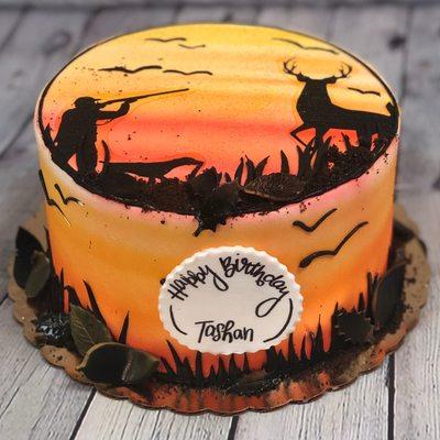 Hunting themed Cake