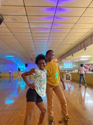 Grandkids enjoying skating !!