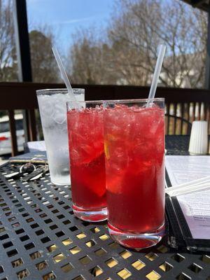 Blood orange margaritas