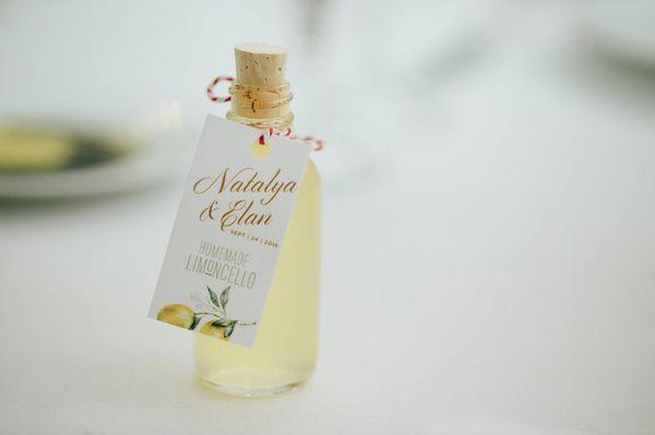 Wedding favor tags were perfectly printed and cut. Photo credit: Paige Victoria Photography