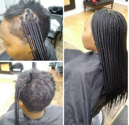 Boxed braids