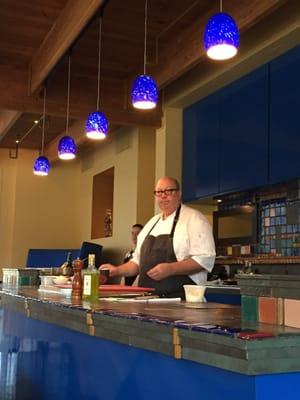 Chef Pete gave a wonderful explanation and food presentation during our luncheon.