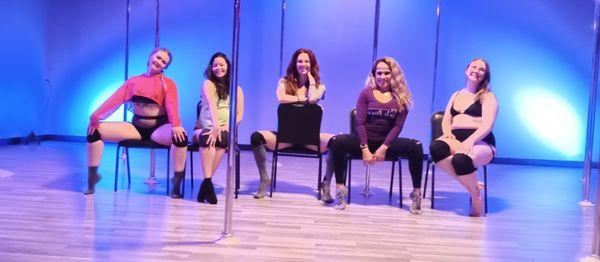 New Class alert!
 Chair & Pole every Tuesday at 8:30pm