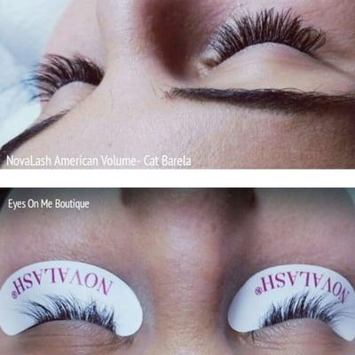 American volume eyelash extensions by Cat Barela in Oviedo Fl