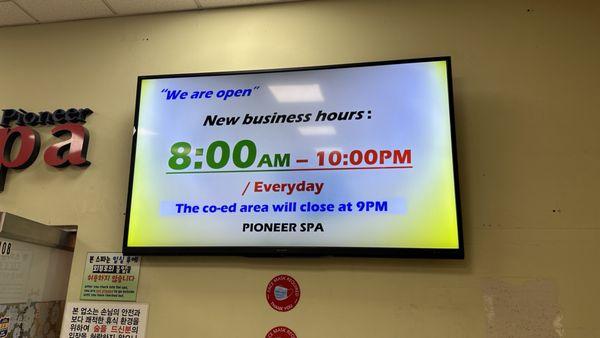 Business hours