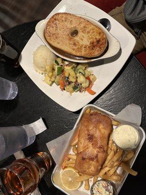 Guinness Pie Fish And Chips