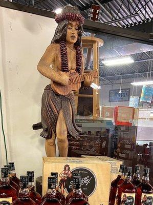 Sailor Jerry rum display