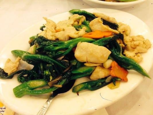 Sliced Chicken & Chinese Broccoli