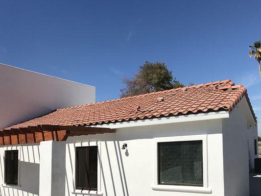 Tile roofing project by SunShield Roofing.