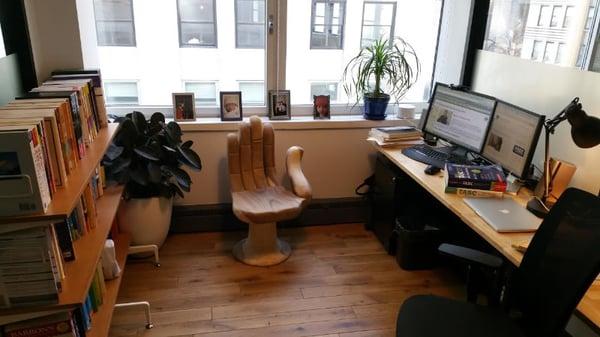 Dr. Donnelly's cool Manhattan office