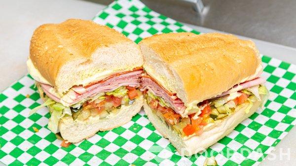 Tonys Special , (Martadella, Ham, Capicollo, Salami, Pepperoni & Provolone) made with the works