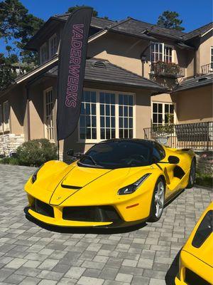 LaFerrari Wrapped in Gloss Yellow.