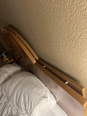 Broke bed frame