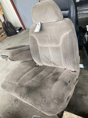 Drivers seat as sold