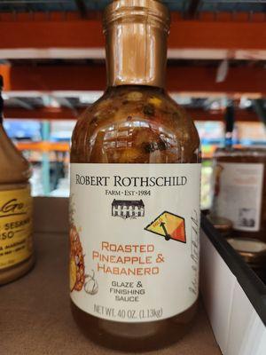 Costco - Robert Rothschild Roasted Pineapple & Habanero Glaze & Finishing Sauce ... I love this stuff!