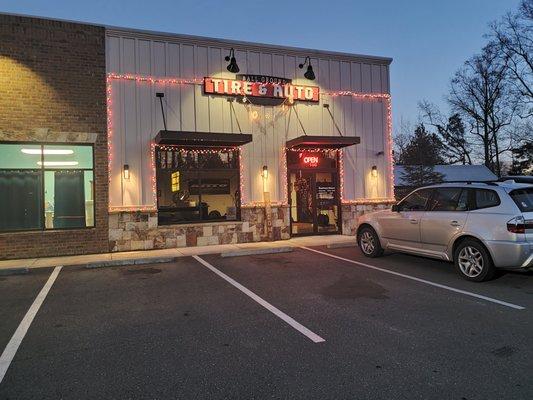 Christmas time at Ball Ground Tire & Auto.