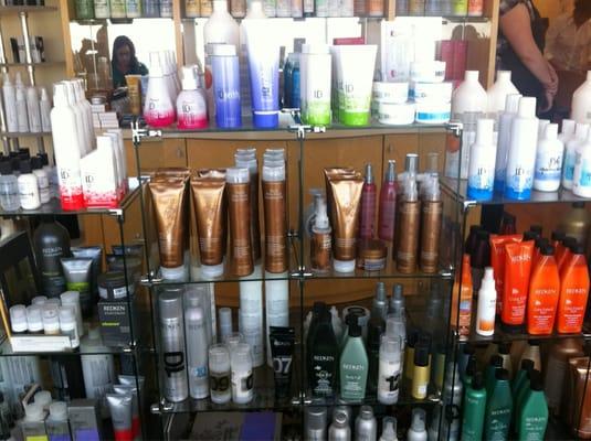 Hair products...lots to choose from...nothing but the best