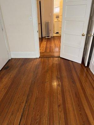 Hardwood floor cleaning